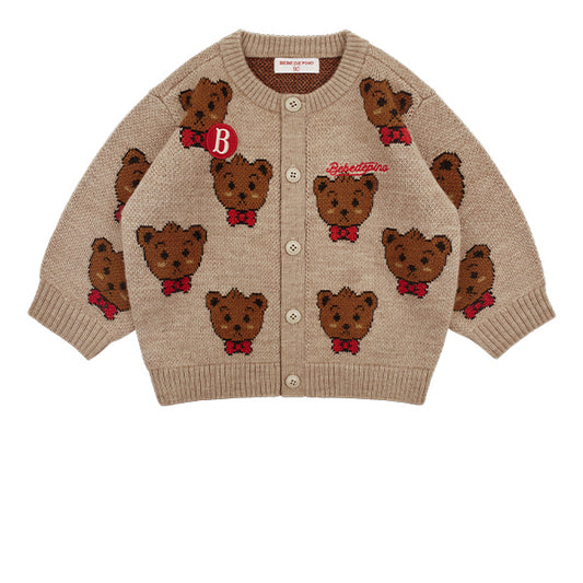 BEBE DE PINO All over jane baby sweater cardigan