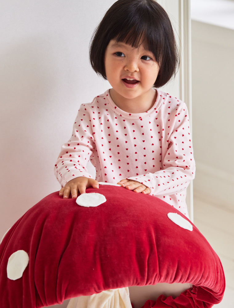 RAWUMBER Heart kong kids home wear