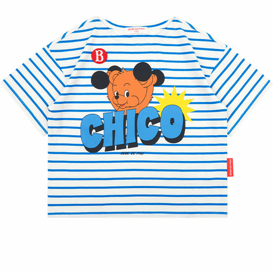 BEBE DE PINO Chico boat neck stripe tee