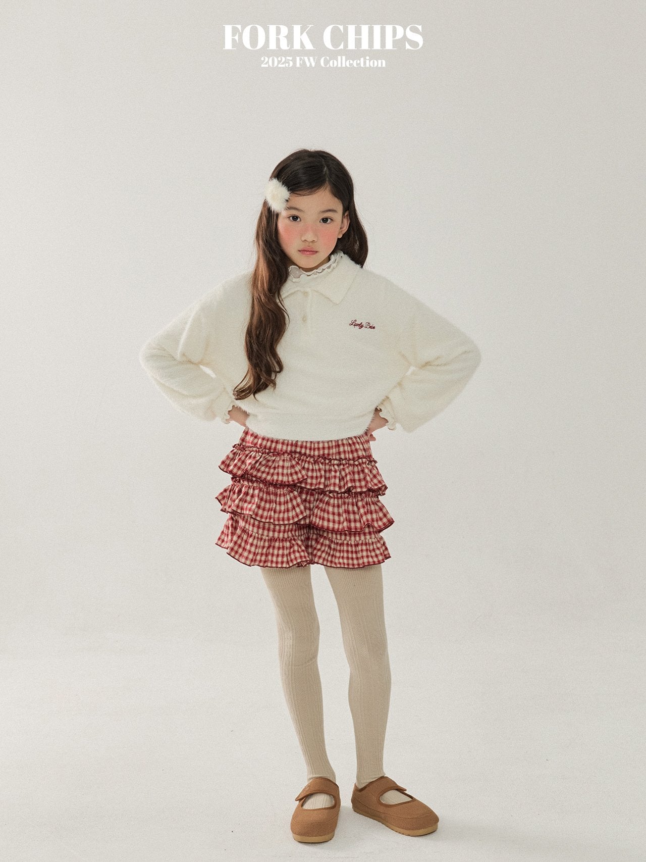 FORK CHIPS Downey knit mtm