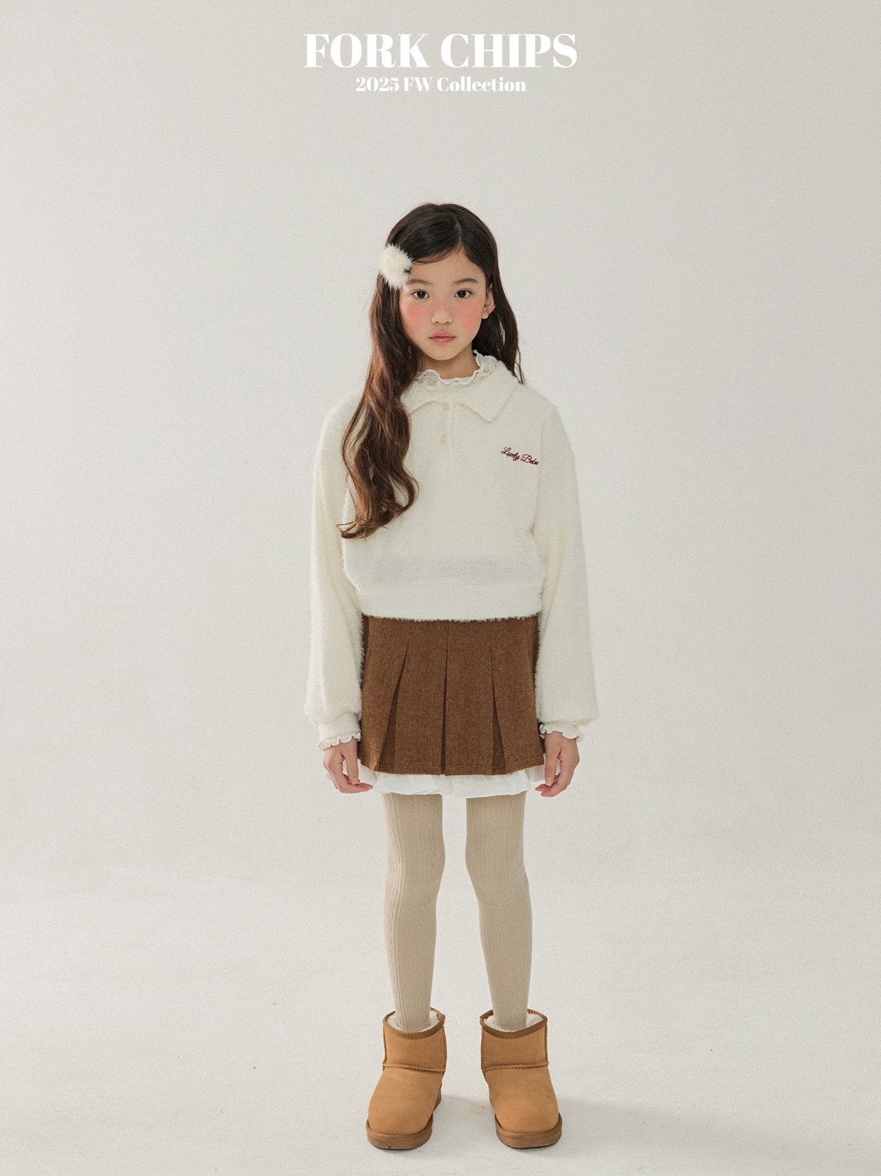 FORK CHIPS Downey knit mtm