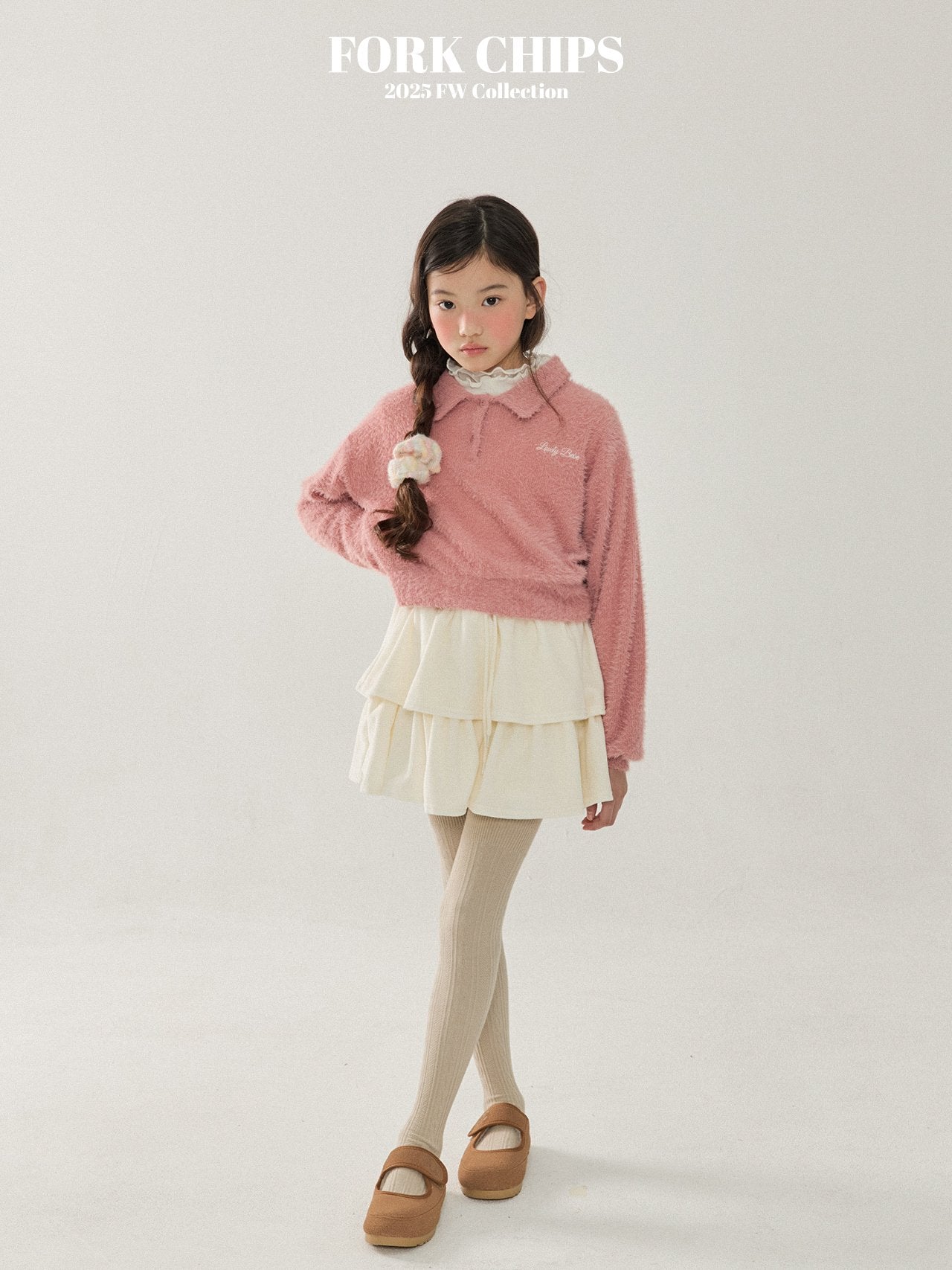 FORK CHIPS Downey knit mtm