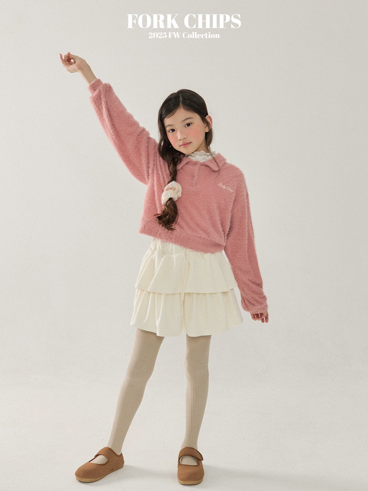 FORK CHIPS Downey knit mtm