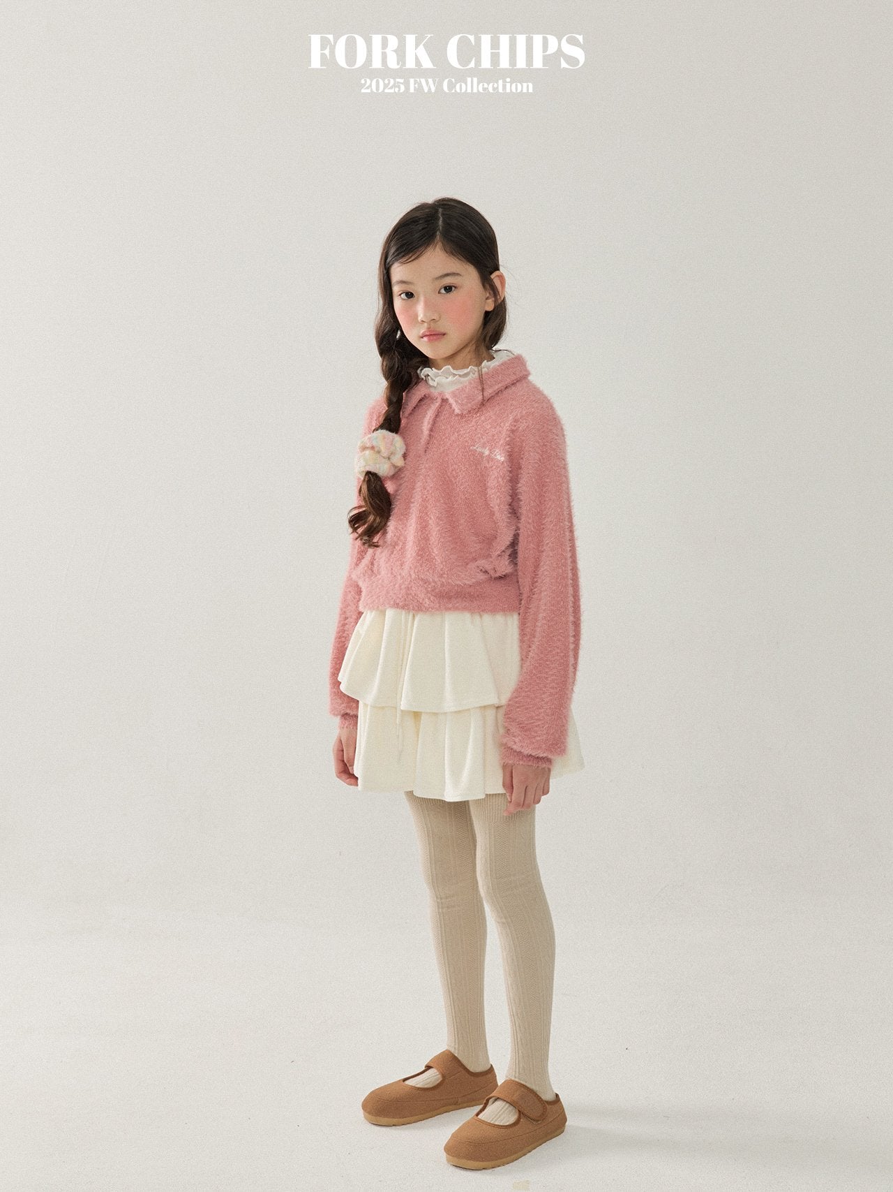 FORK CHIPS Downey knit mtm