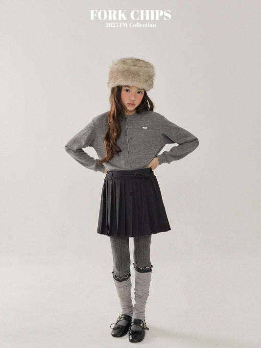 FORK CHIPS Lux pleats skirt