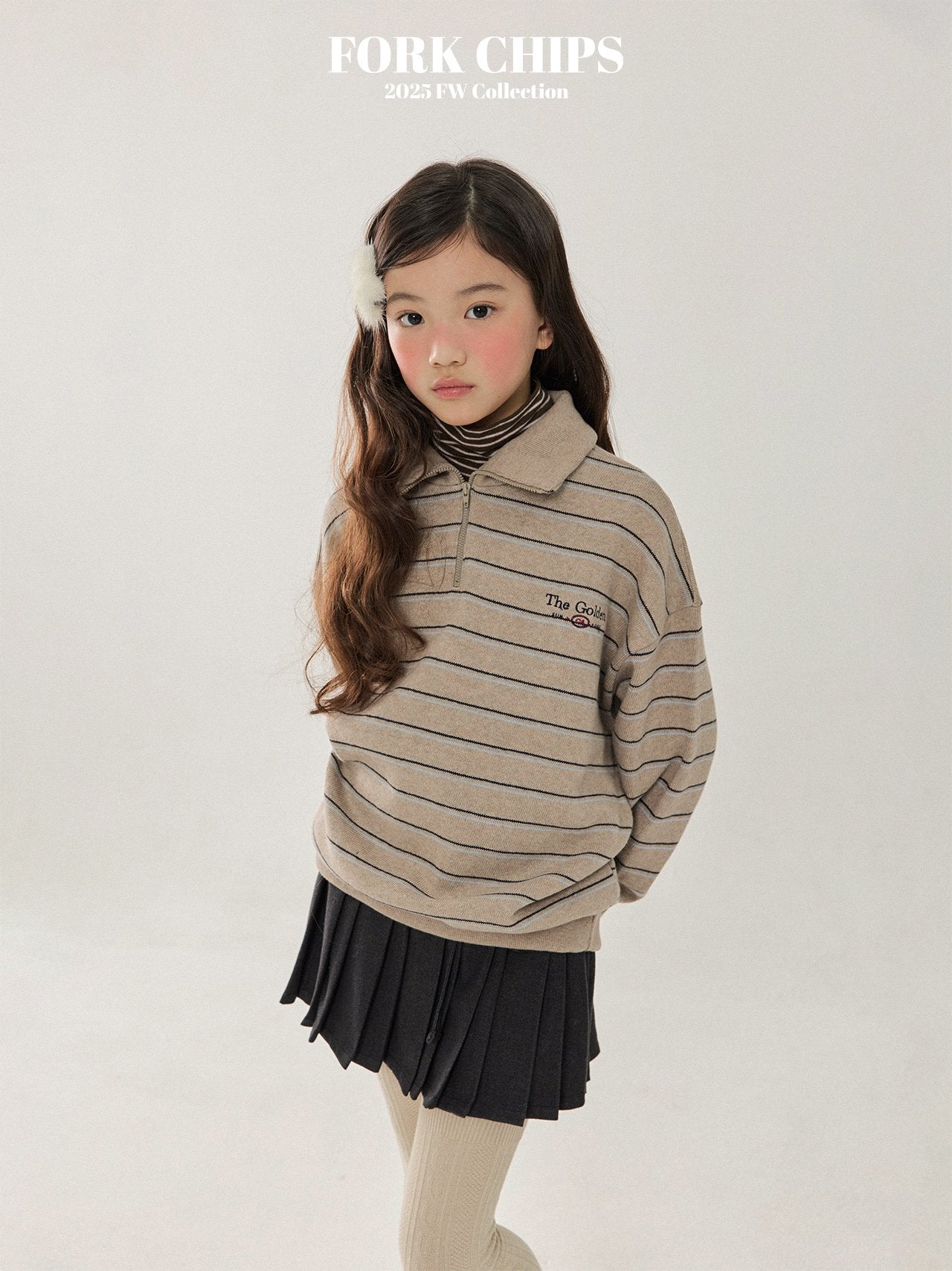 FORK CHIPS Lux pleats skirt