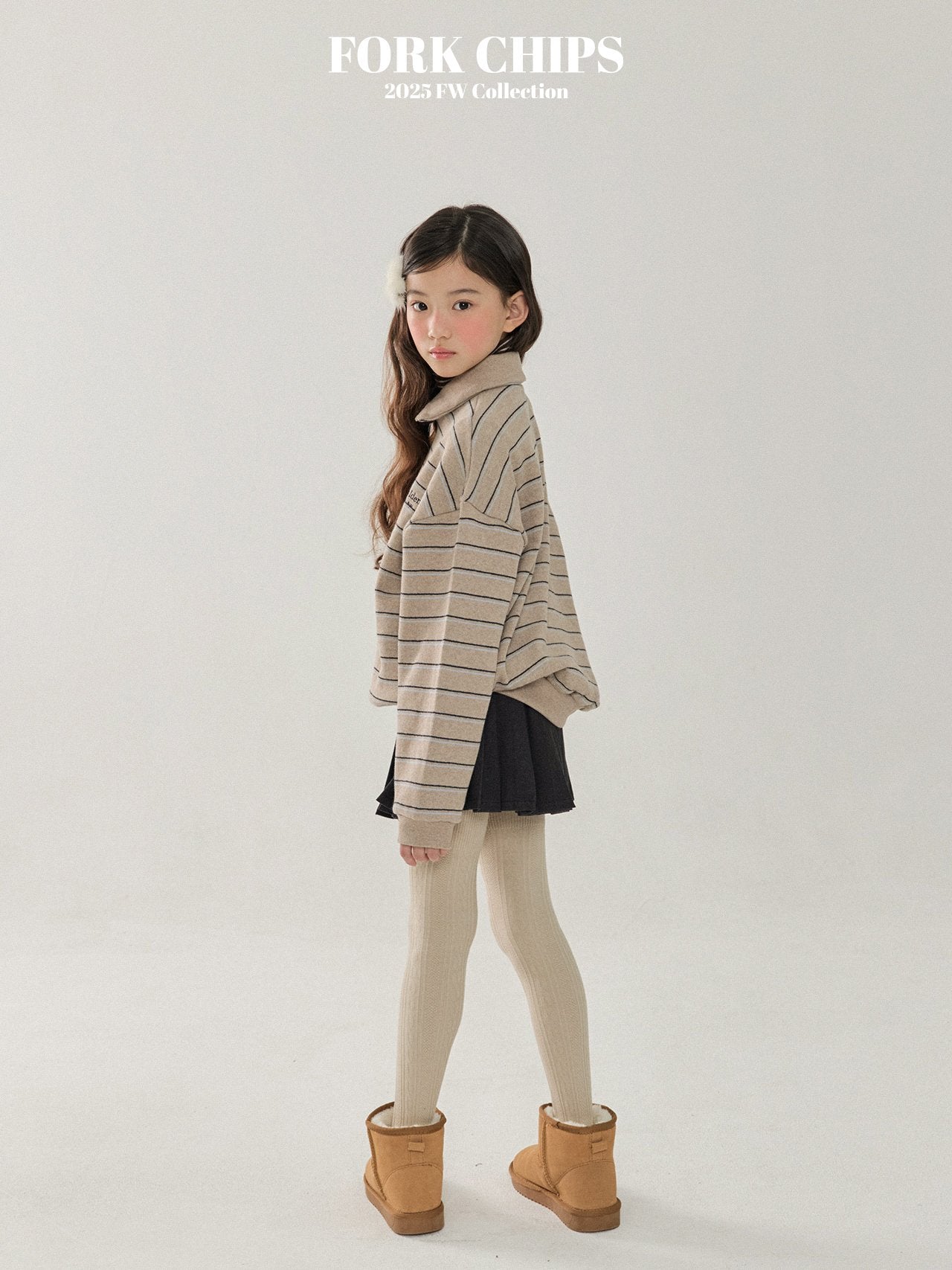 FORK CHIPS Lux pleats skirt