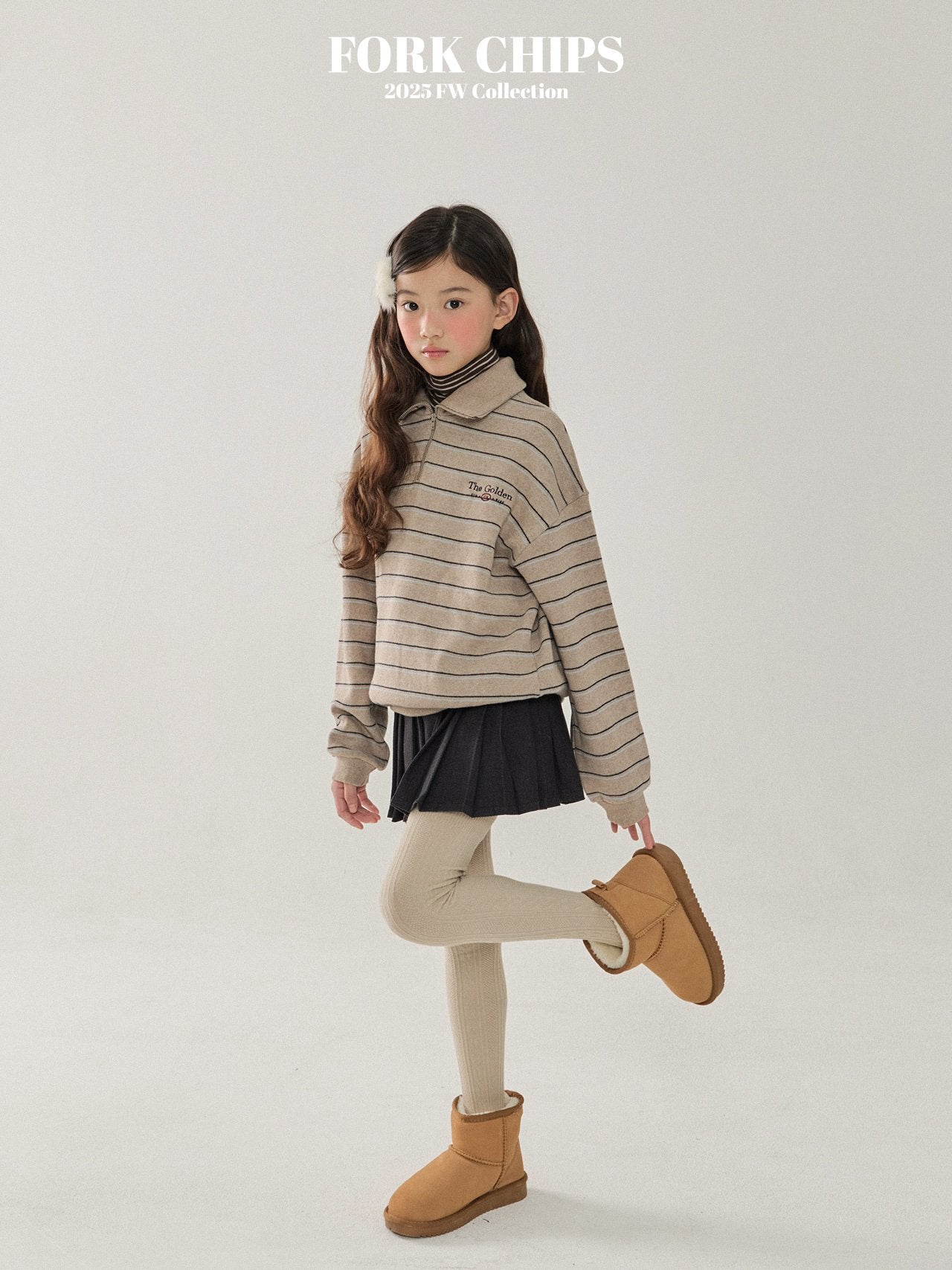 FORK CHIPS Lux pleats skirt