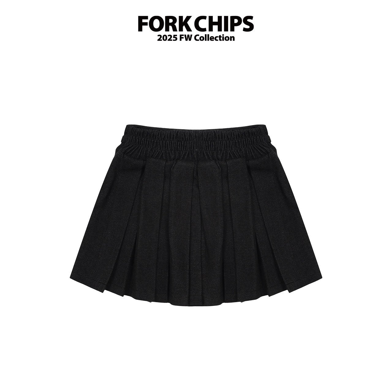 FORK CHIPS Lux pleats skirt