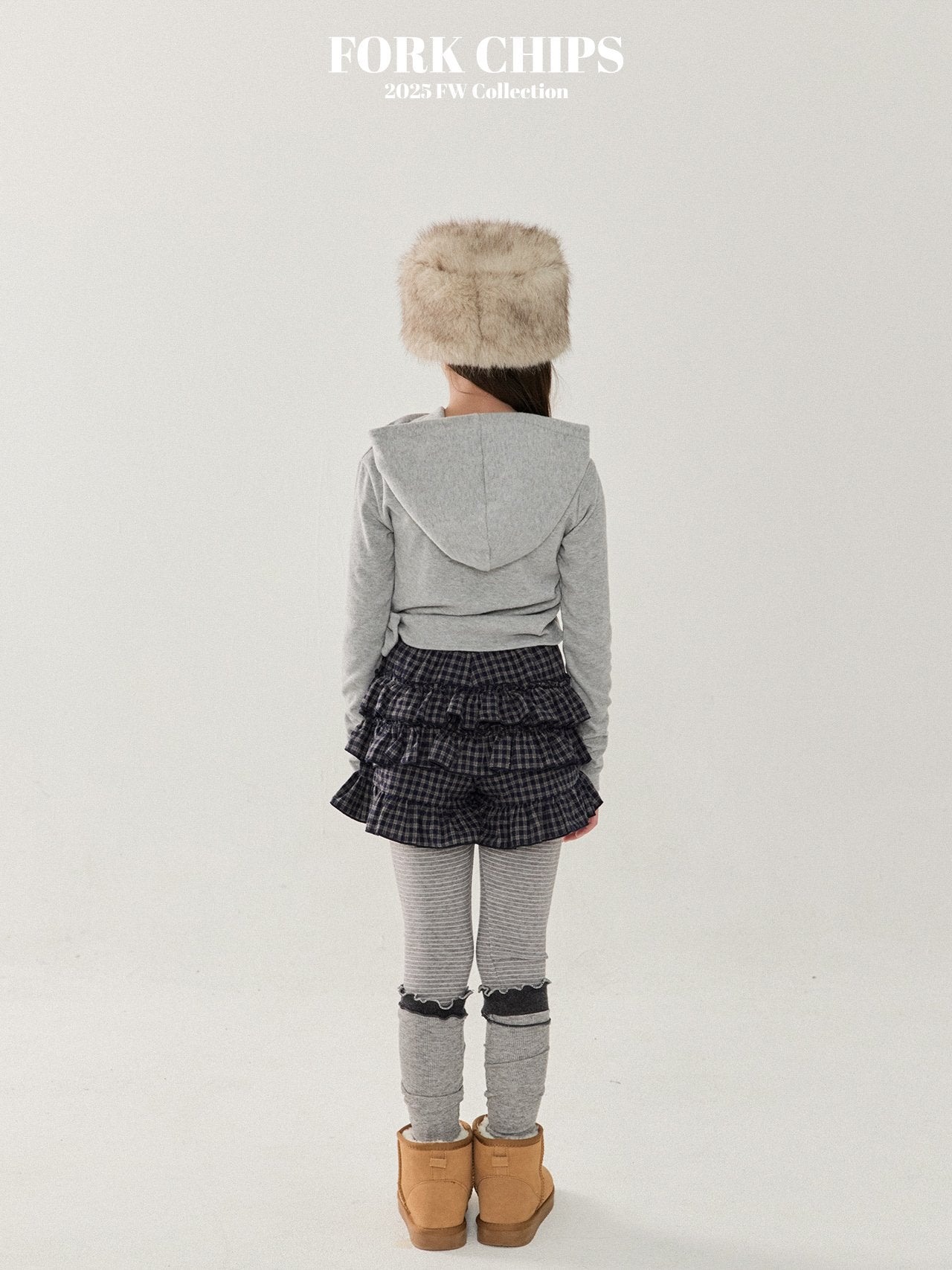 FORK CHIPS Cherry kang kang skirt