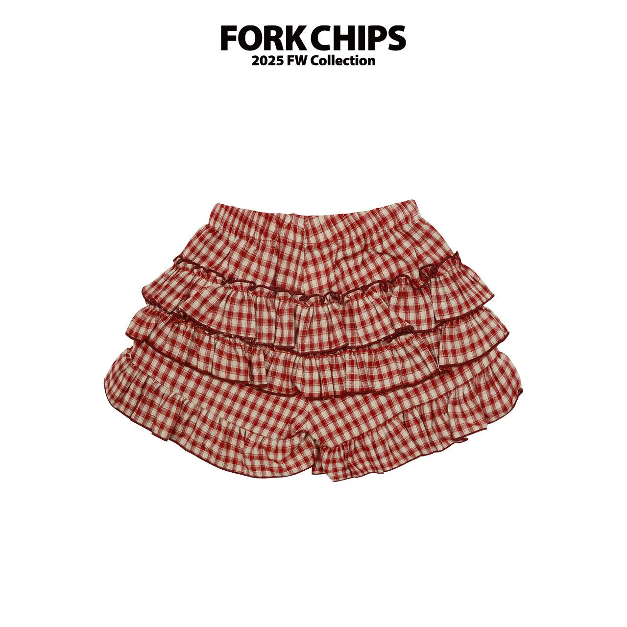 FORK CHIPS Cherry kang kang skirt