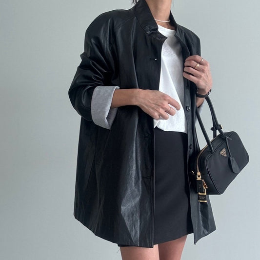 MOMS WEAR March Leather Jacket