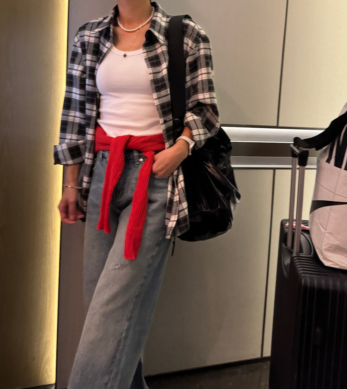 MOMS WEAR Check Shirt