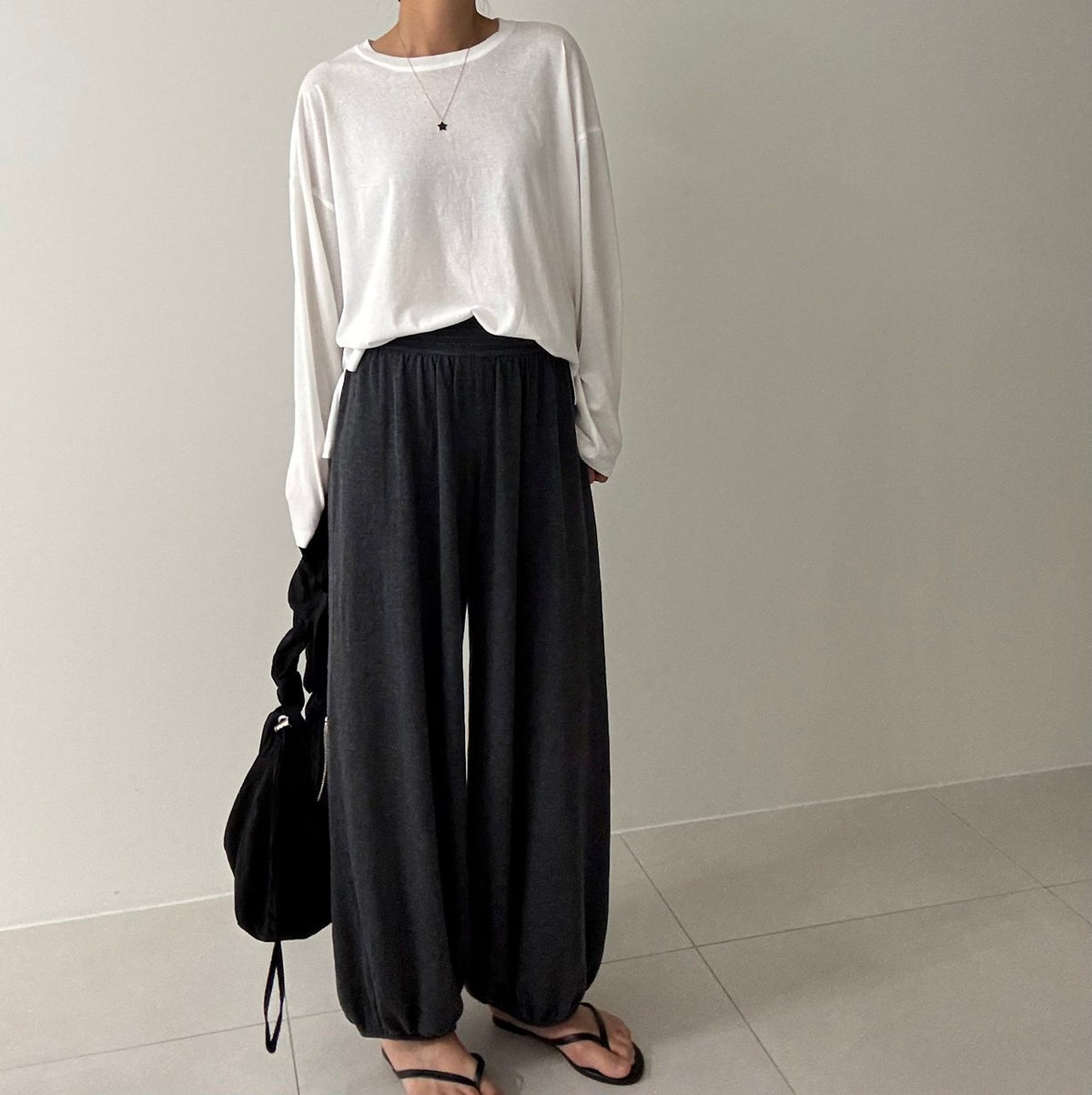 MOMS WEAR Knit harlem pants