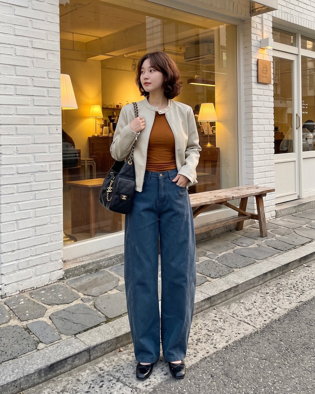MOMS WEAR HOWLUK Curved wide pants