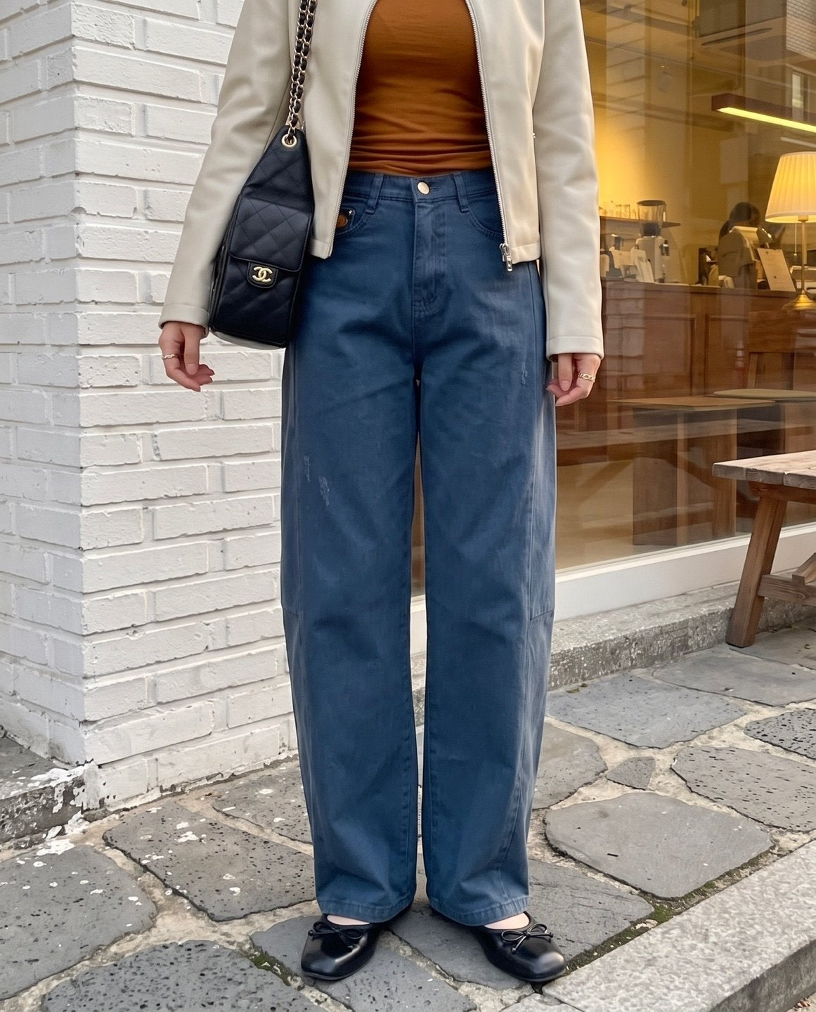 MOMS WEAR HOWLUK Curved wide pants