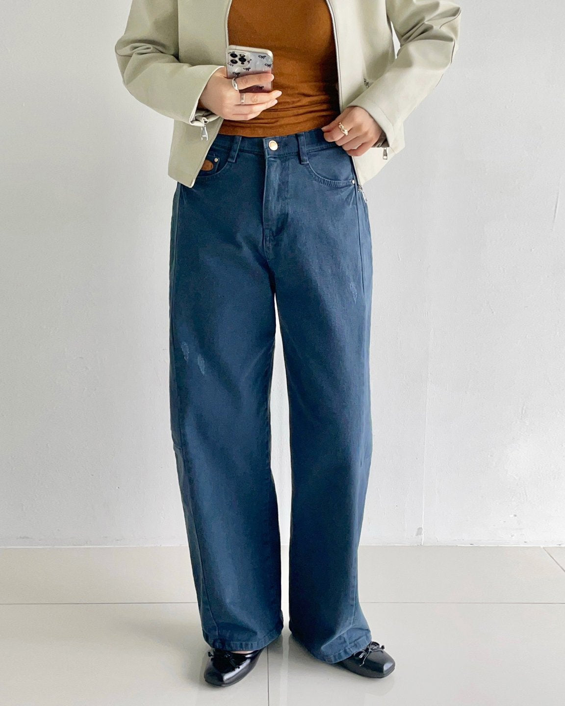 MOMS WEAR HOWLUK Curved wide pants