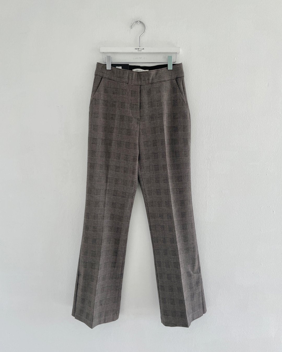 MOMS WEAR HOWLUK Checkered bootcut pants