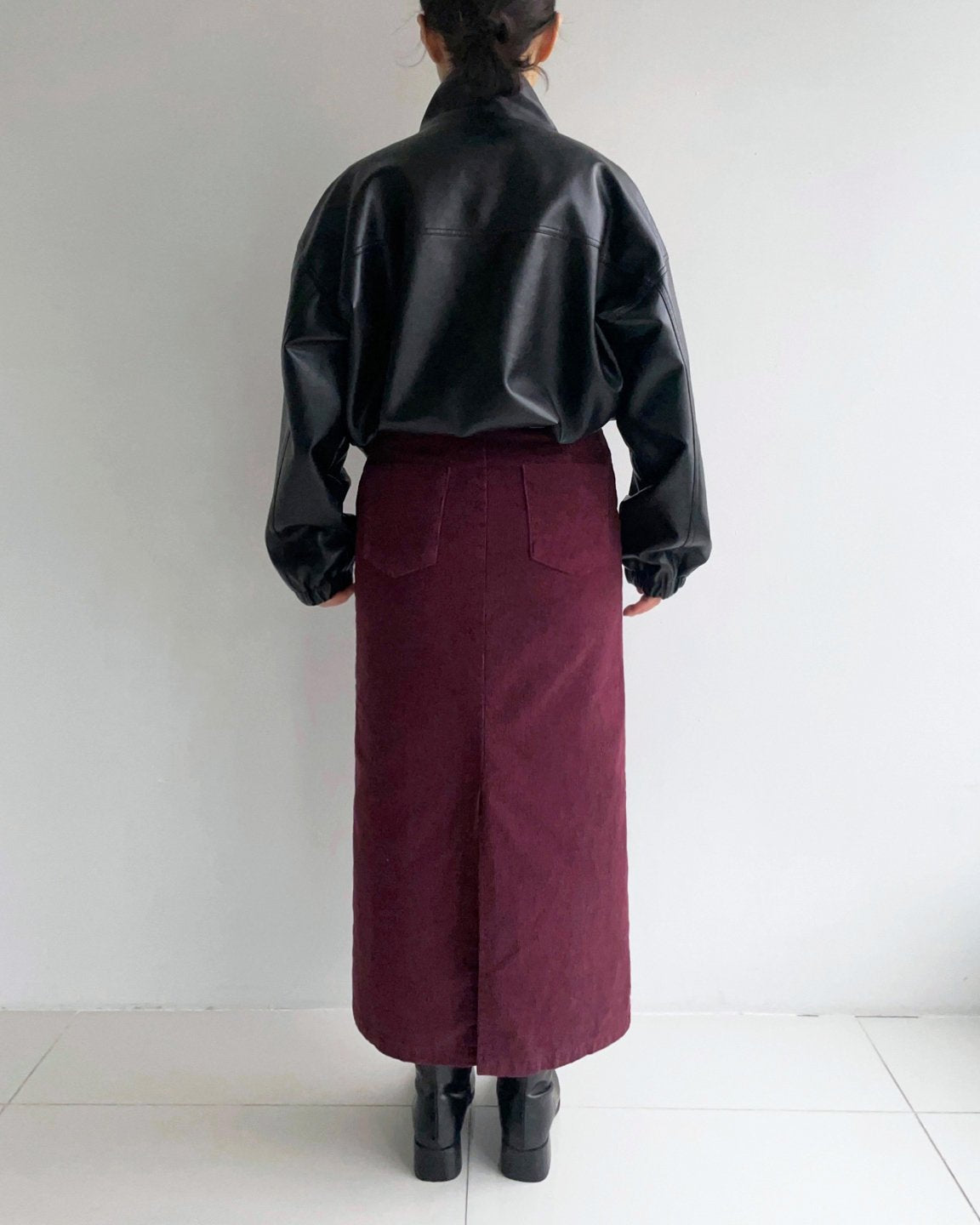 MOMS WEAR HOWLUK Corduroy span skirt