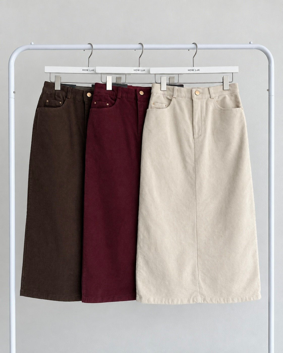 MOMS WEAR HOWLUK Corduroy span skirt