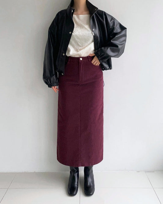 MOMS WEAR HOWLUK Corduroy span skirt