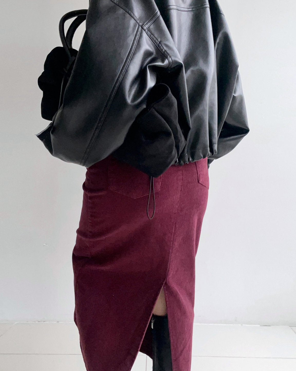 MOMS WEAR HOWLUK Corduroy span skirt