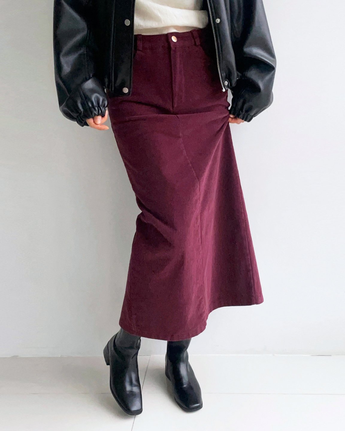 MOMS WEAR HOWLUK Corduroy span skirt