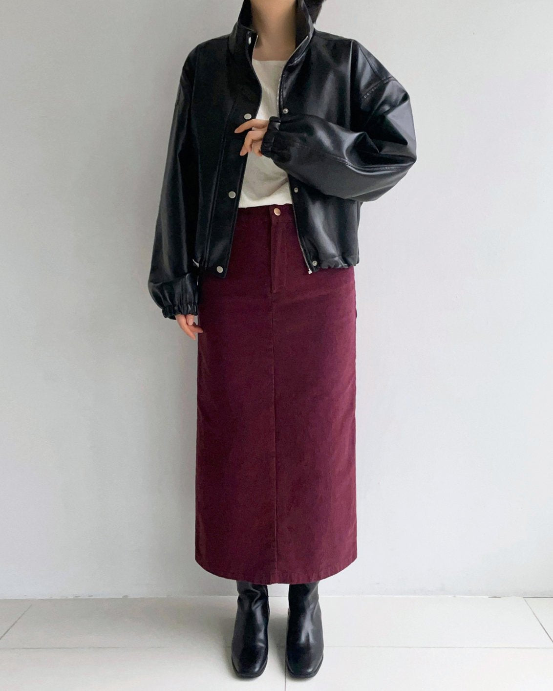 MOMS WEAR HOWLUK Corduroy span skirt