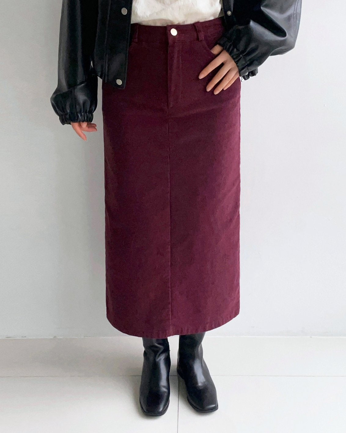 MOMS WEAR HOWLUK Corduroy span skirt
