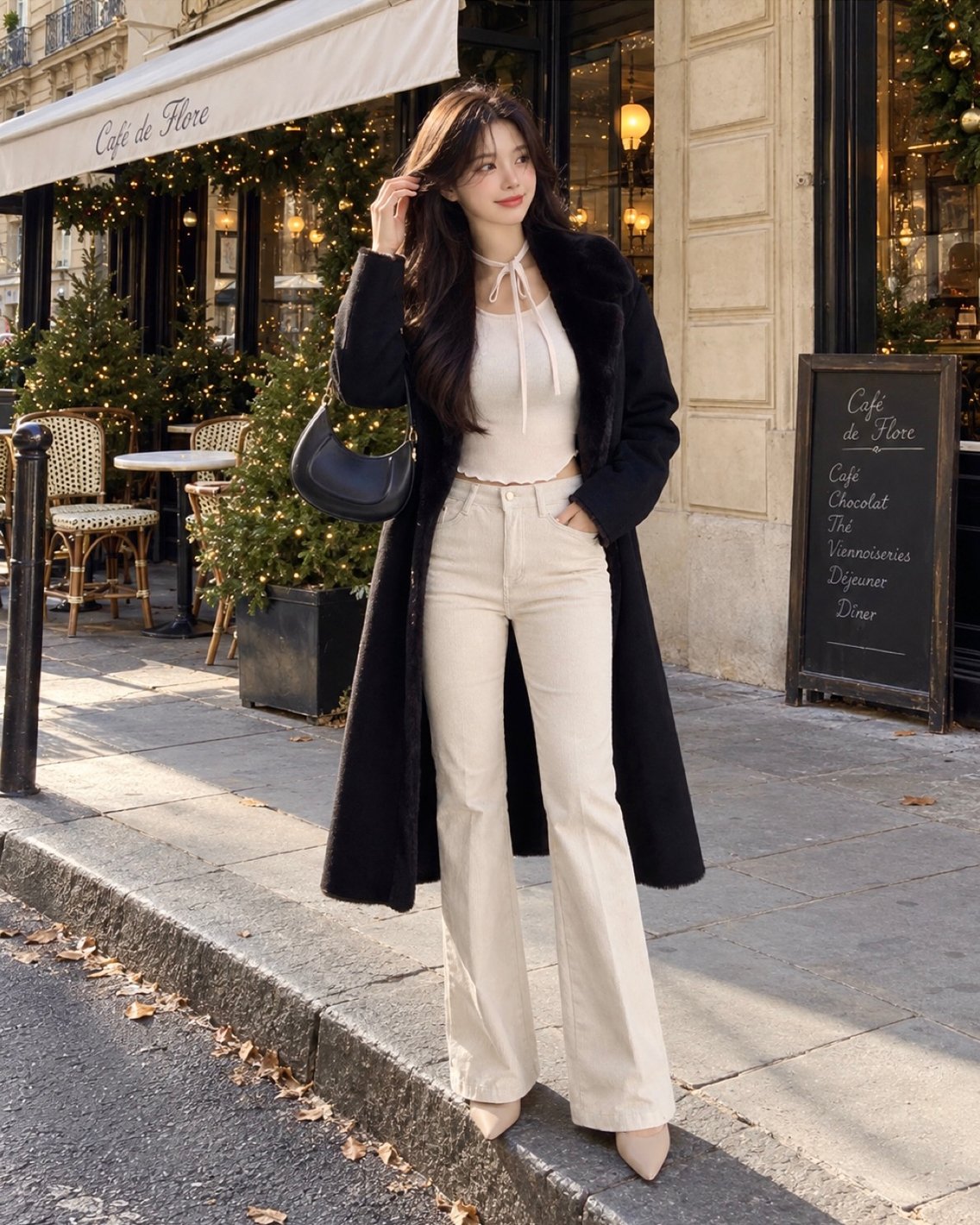MOMS WEAR HOWLUK Corduroy flare pants