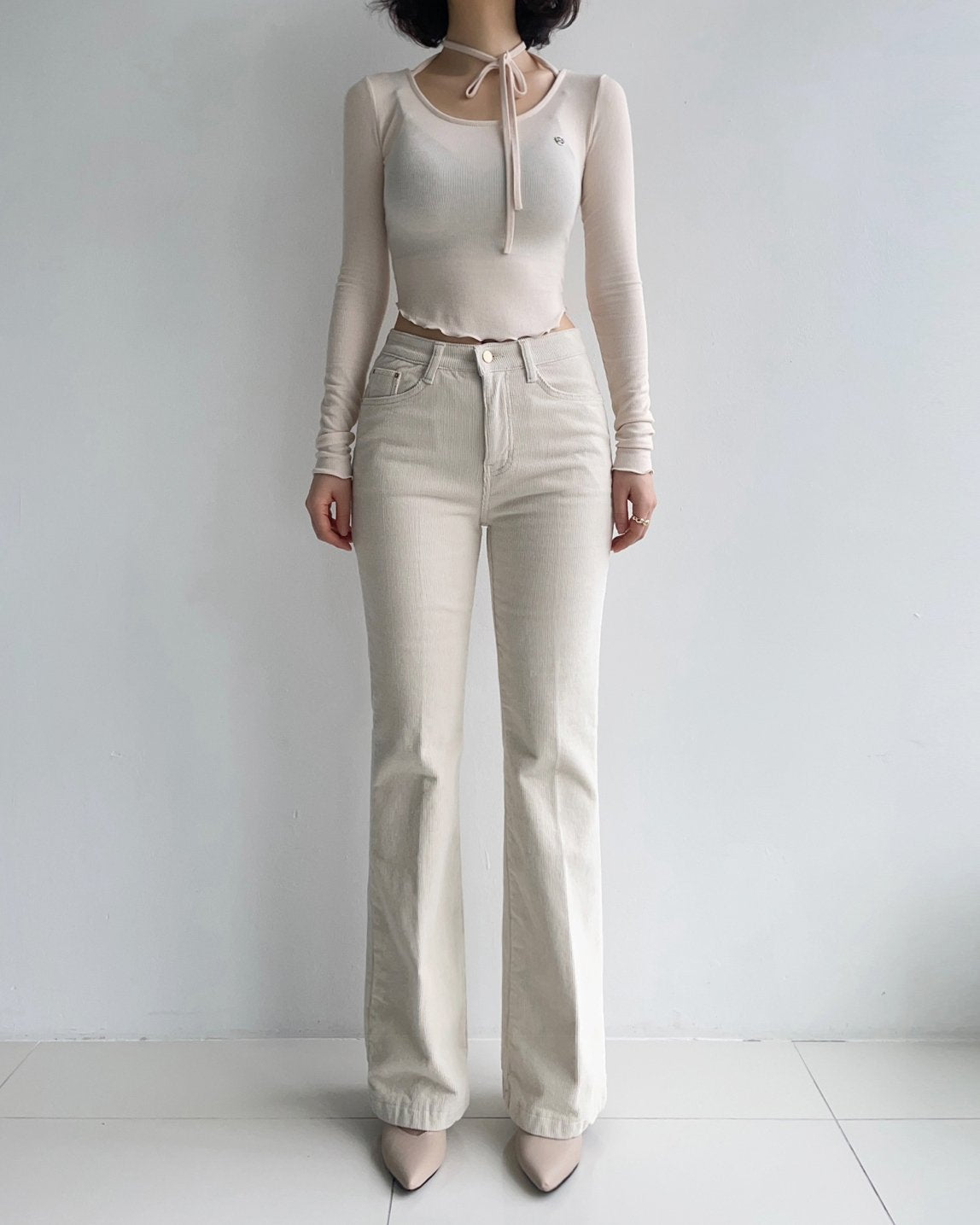 MOMS WEAR HOWLUK Corduroy flare pants