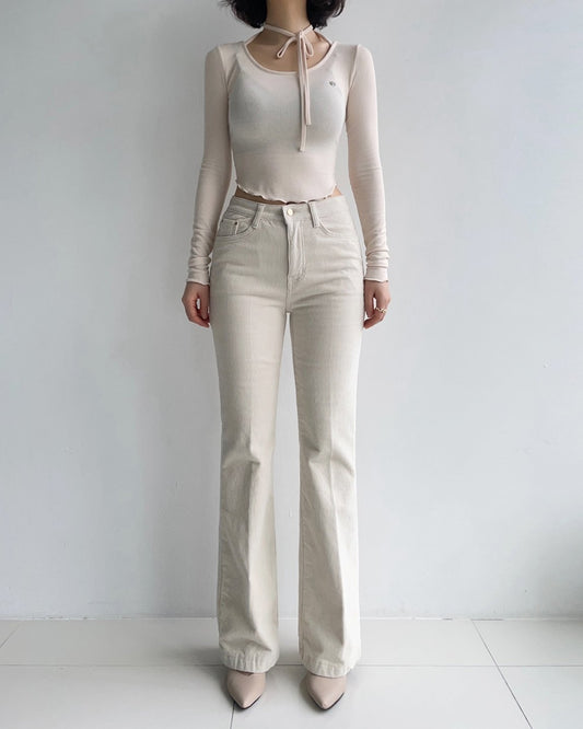 MOMS WEAR HOWLUK Corduroy flare pants