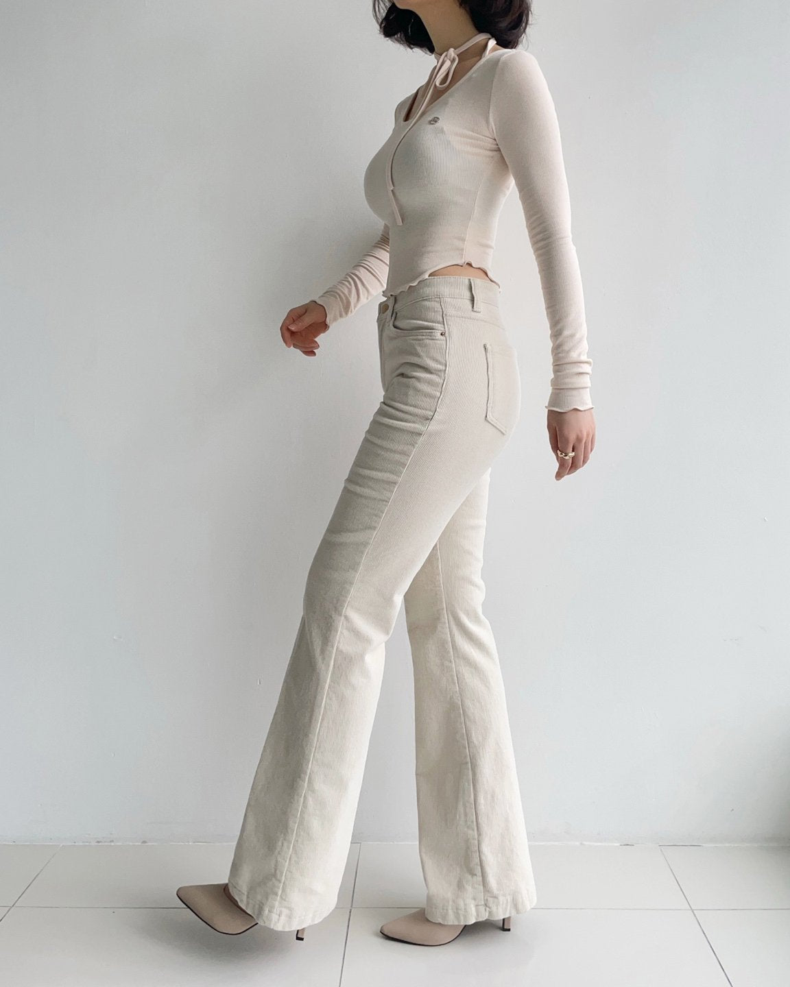 MOMS WEAR HOWLUK Corduroy flare pants