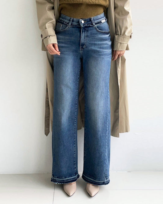 MOMS WEAR HOWLUK Washed denim pants
