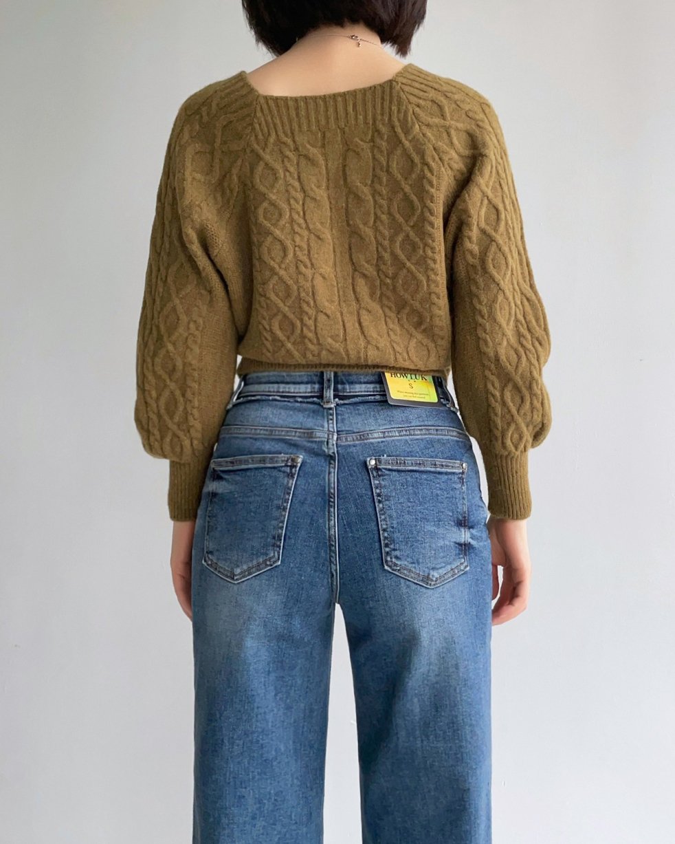 MOMS WEAR HOWLUK Washed denim pants