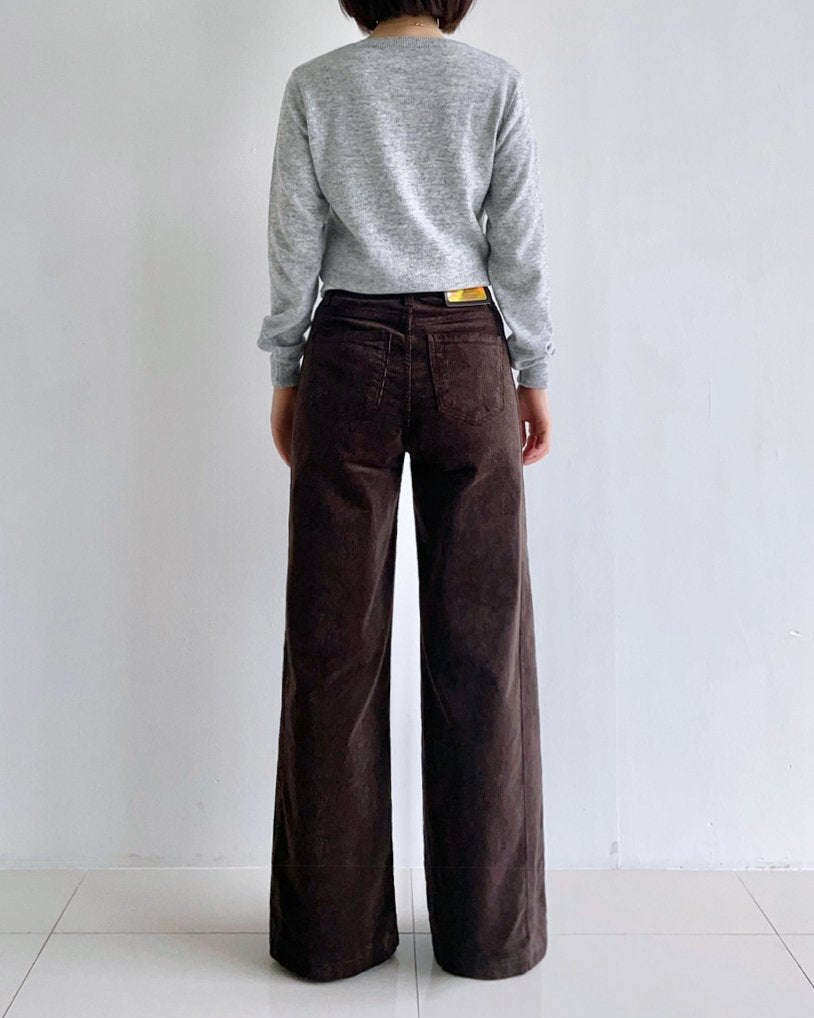 MOMS WEAR HOWLUK Tencel corduroy wide pants