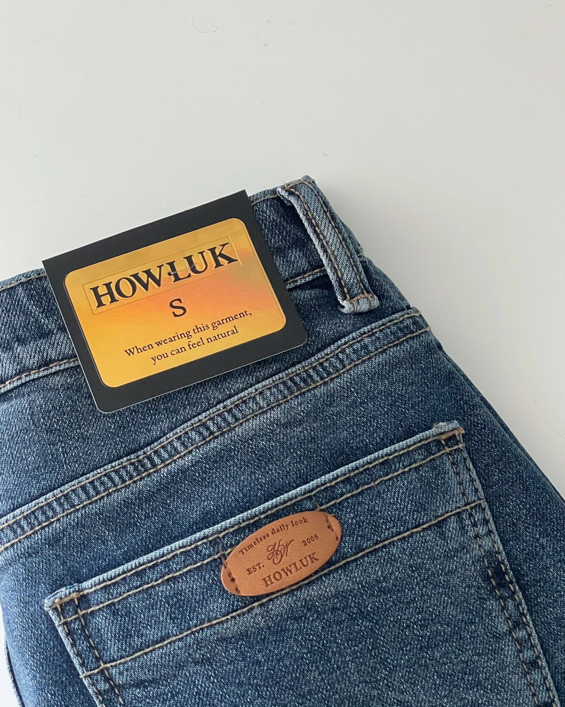 MOMS WEAR HOWLUK Embo barrel pants