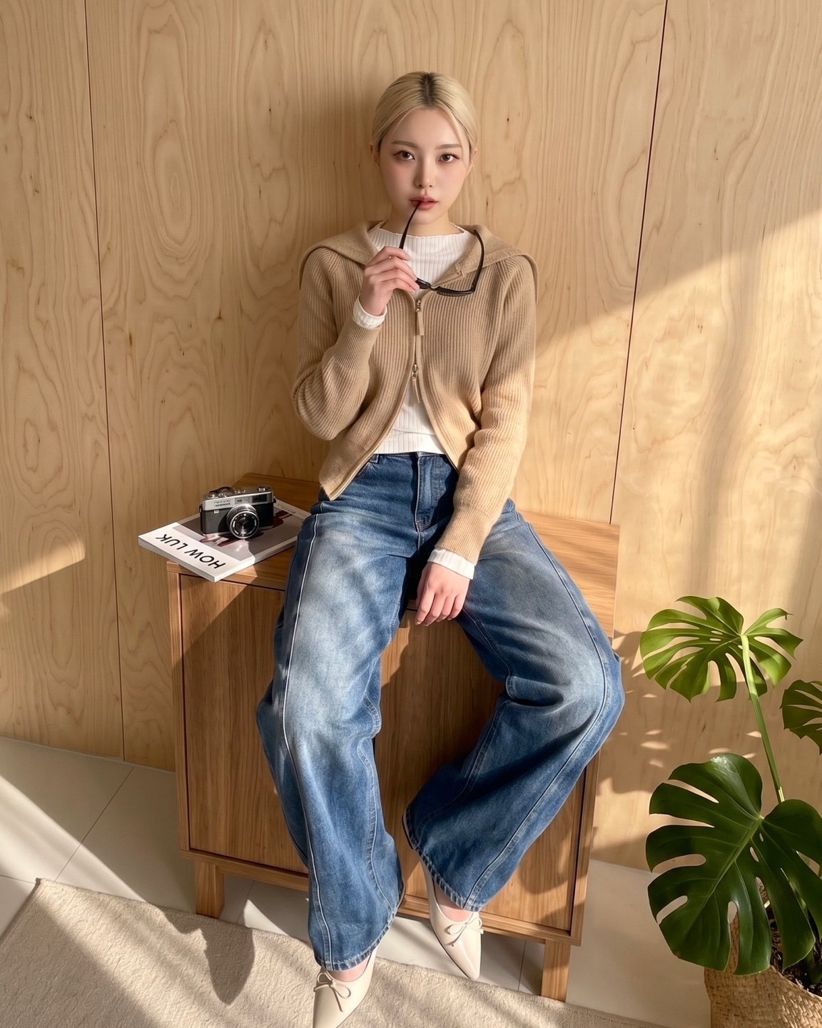 MOMS WEAR HOWLUK Embo barrel pants