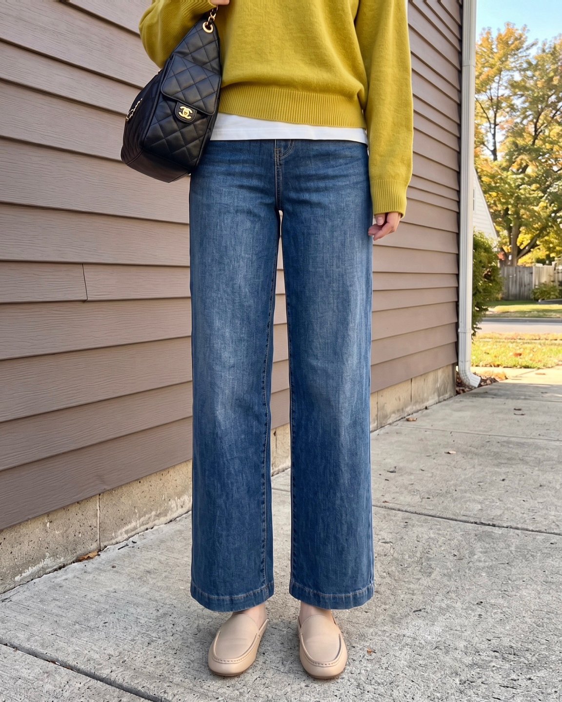 MOMS WEAR HOWLUK All around banding denim pants
