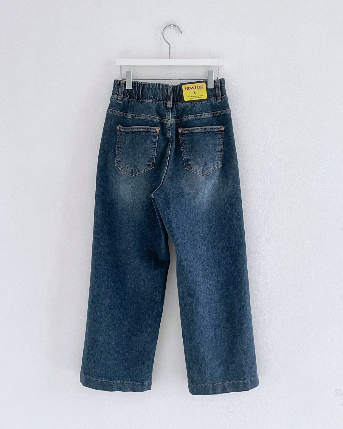 MOMS WEAR HOWLUK All around banding denim pants