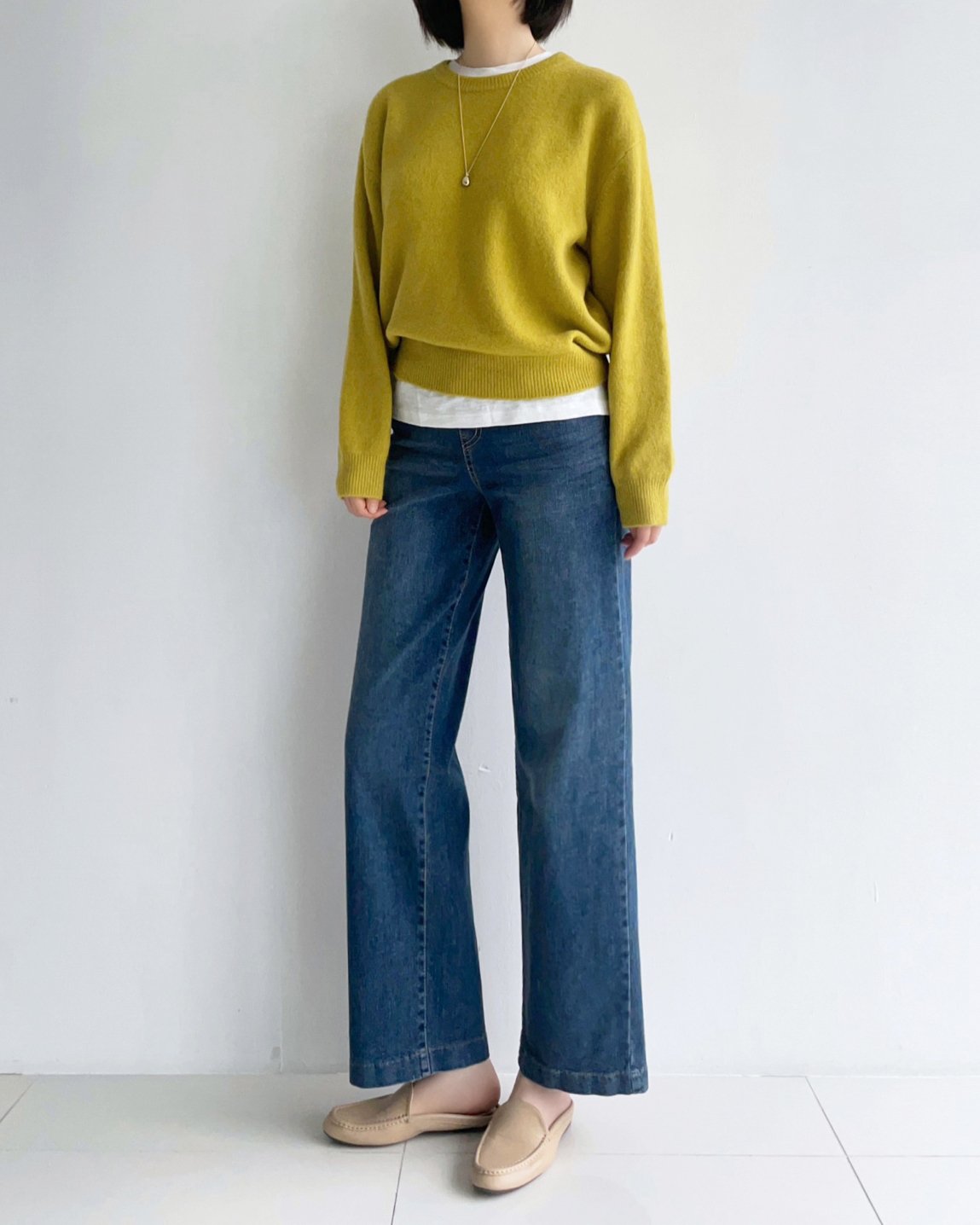 MOMS WEAR HOWLUK All around banding denim pants