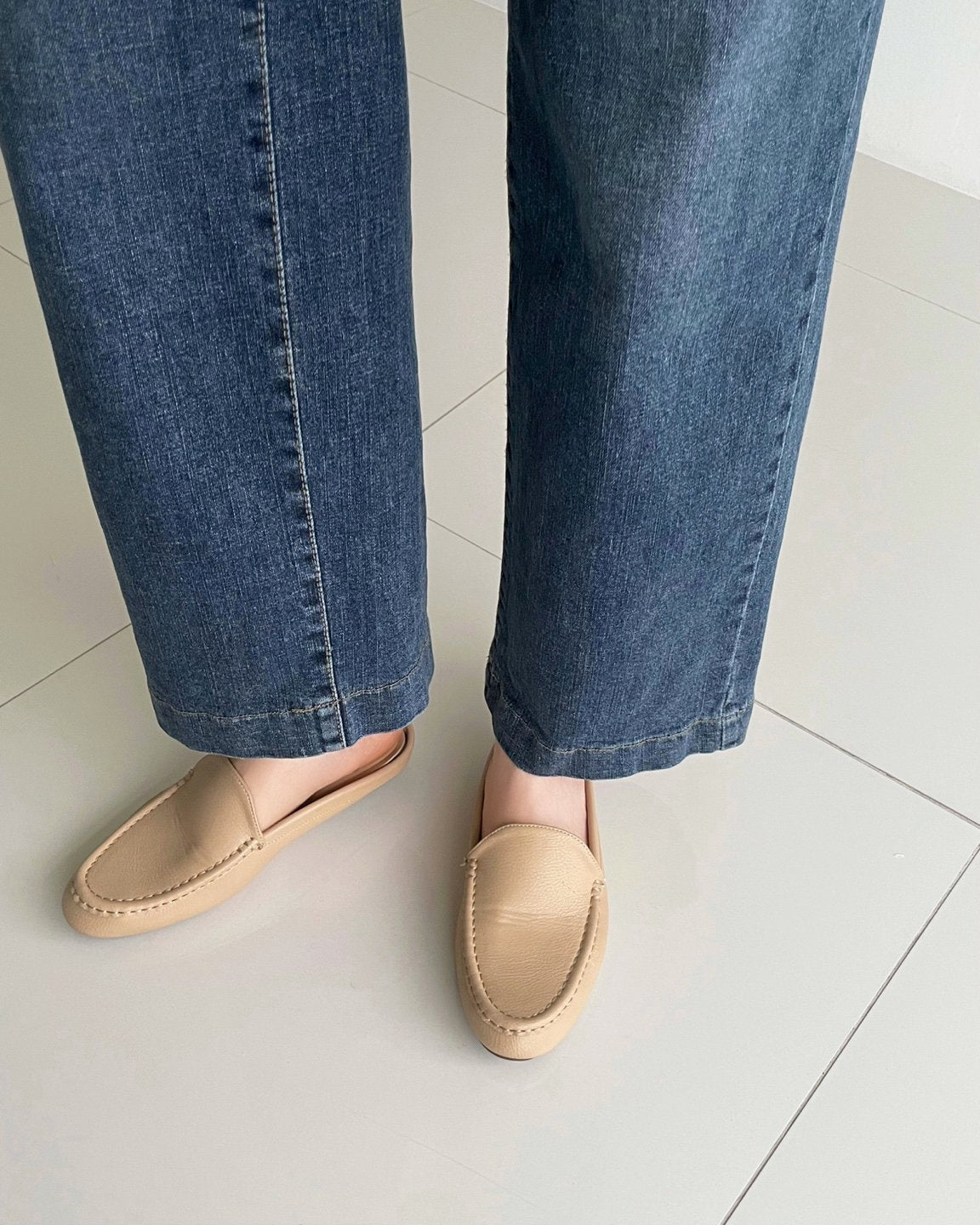 MOMS WEAR HOWLUK All around banding denim pants