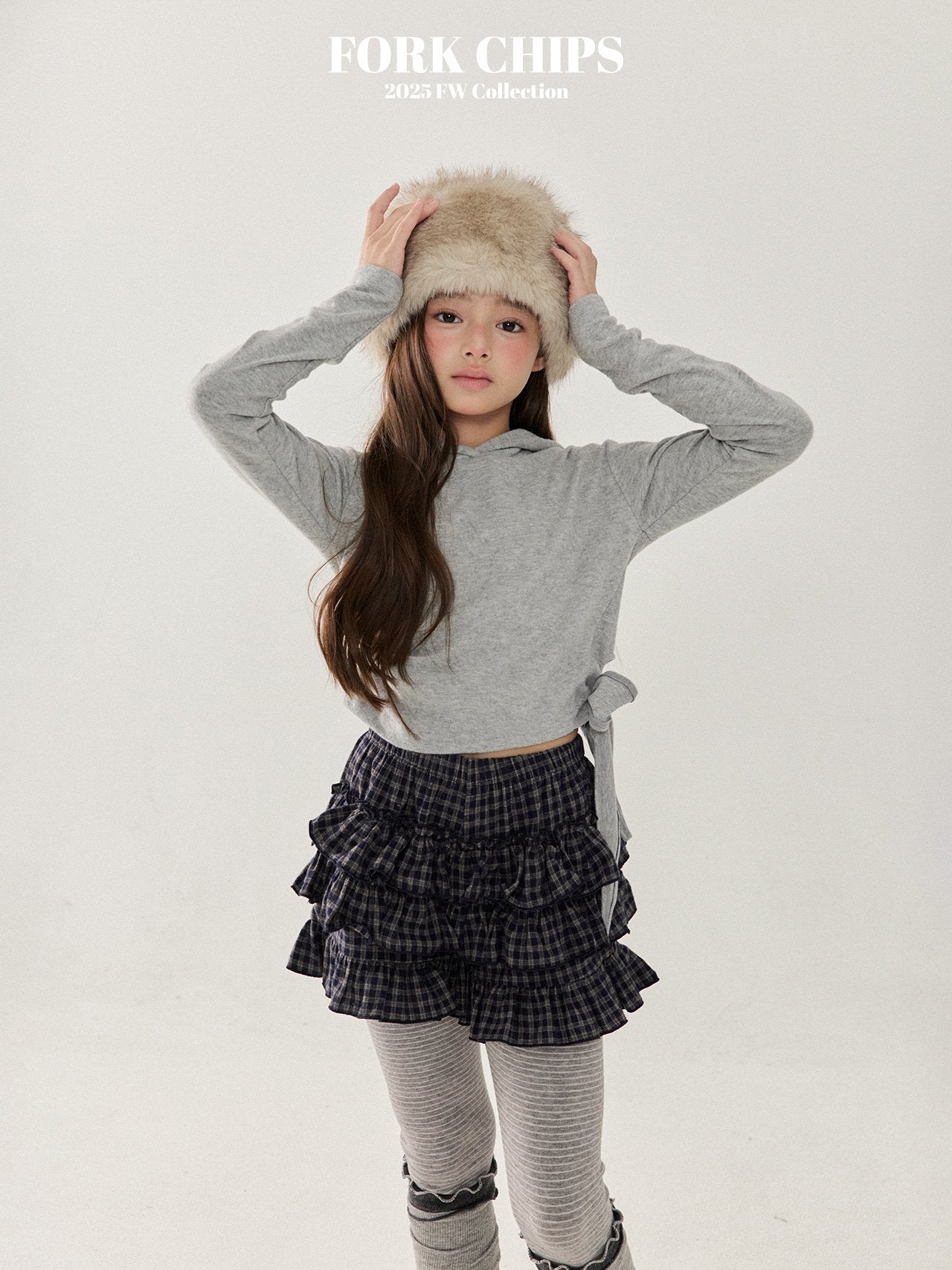 FORK CHIPS Jessi twisted hood top