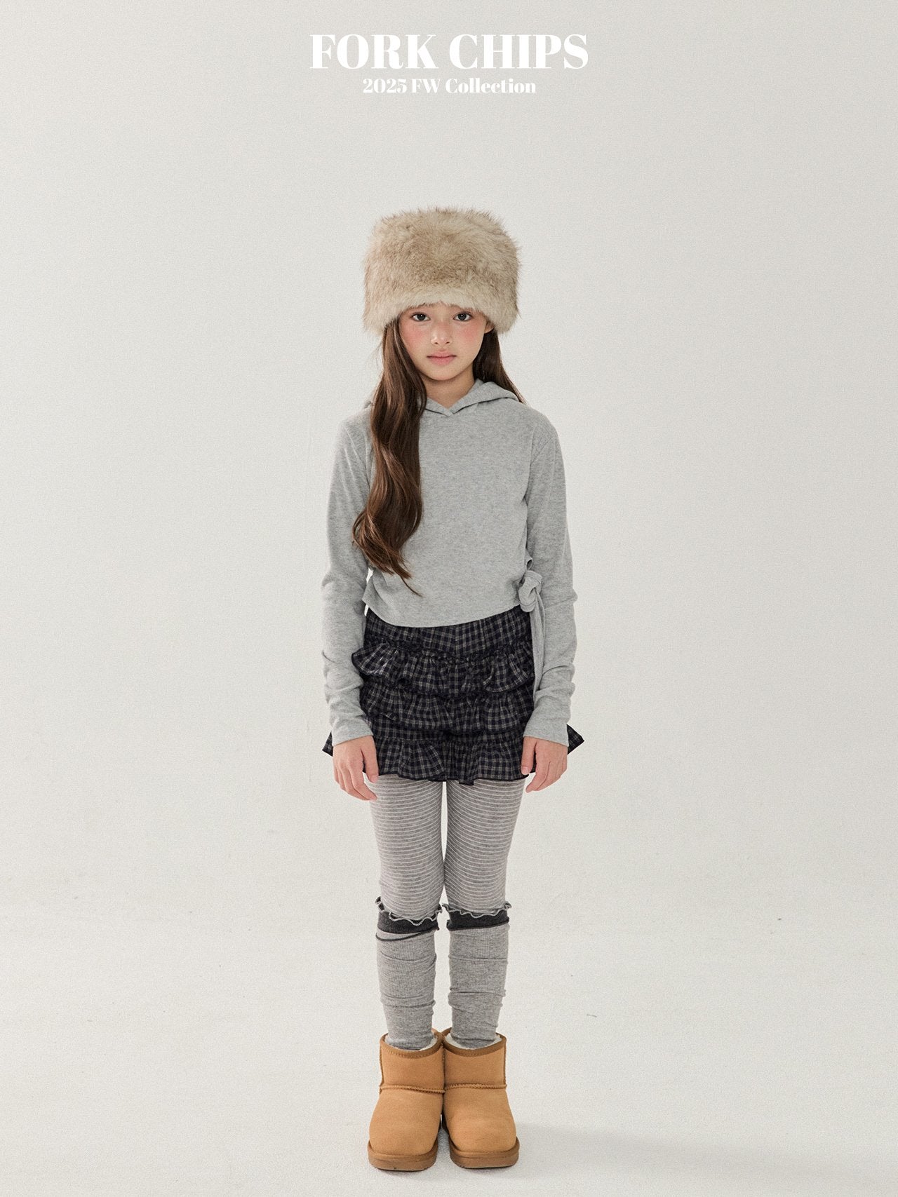 FORK CHIPS Jessi twisted hood top