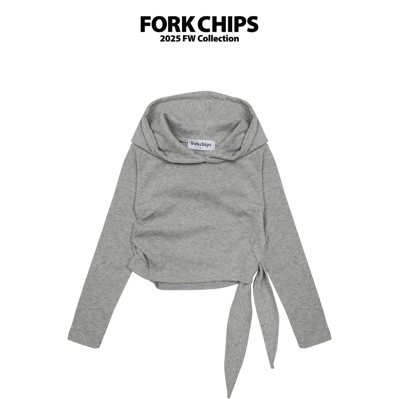 FORK CHIPS Jessi twisted hood top