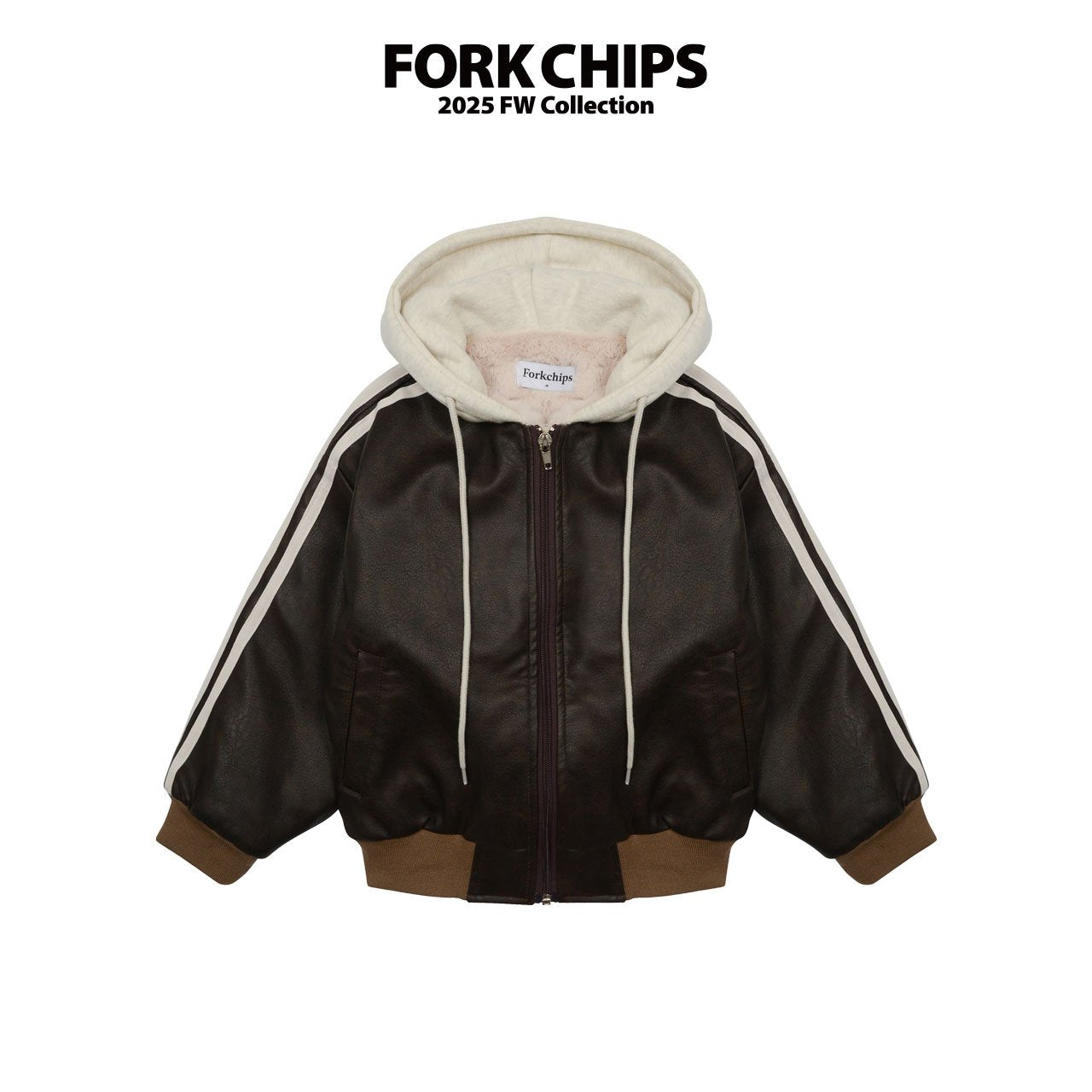 FORK CHIPS Hug mustang Jacket (Fur inside)