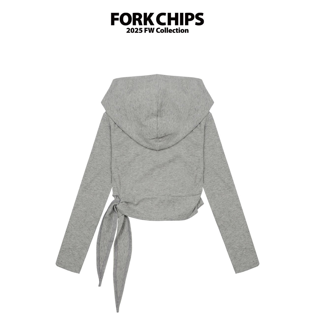 FORK CHIPS Jessi twisted hood top