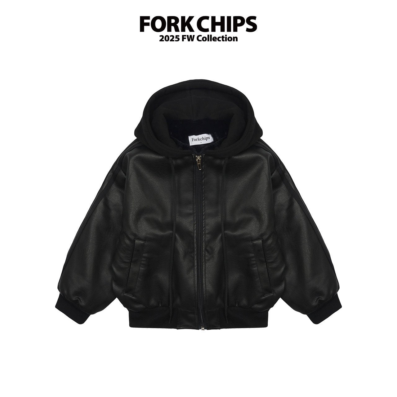 FORK CHIPS Hug mustang Jacket (Fur inside)