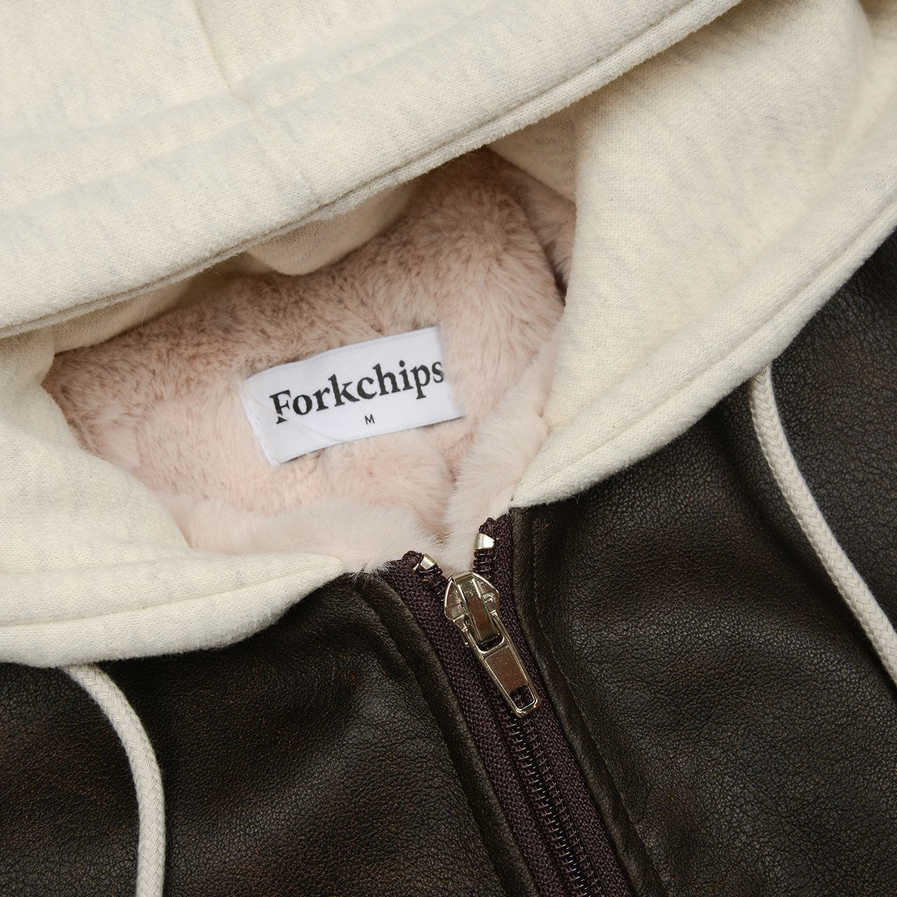 FORK CHIPS Hug mustang Jacket (Fur inside)