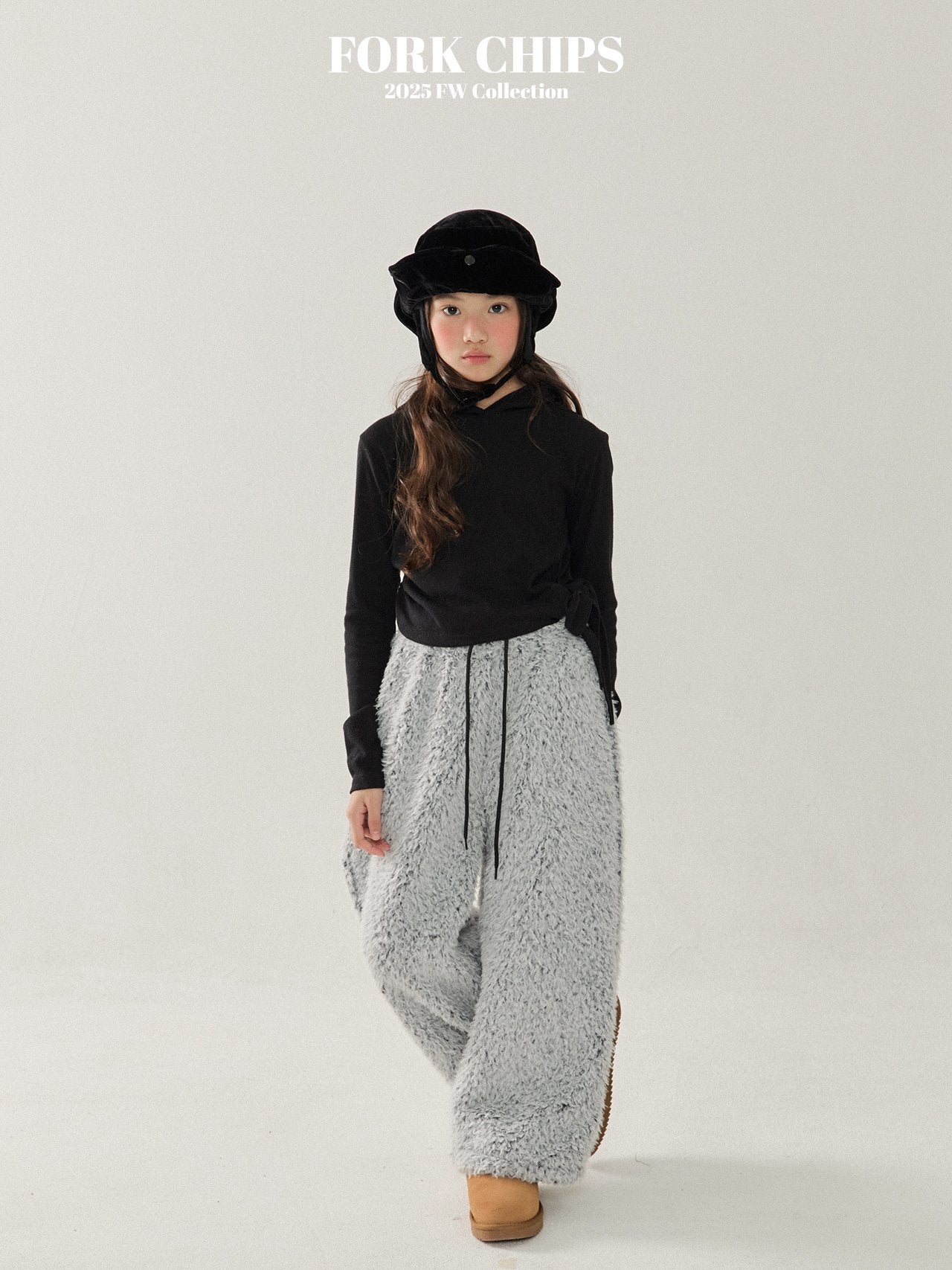 FORK CHIPS Pooh wide pants